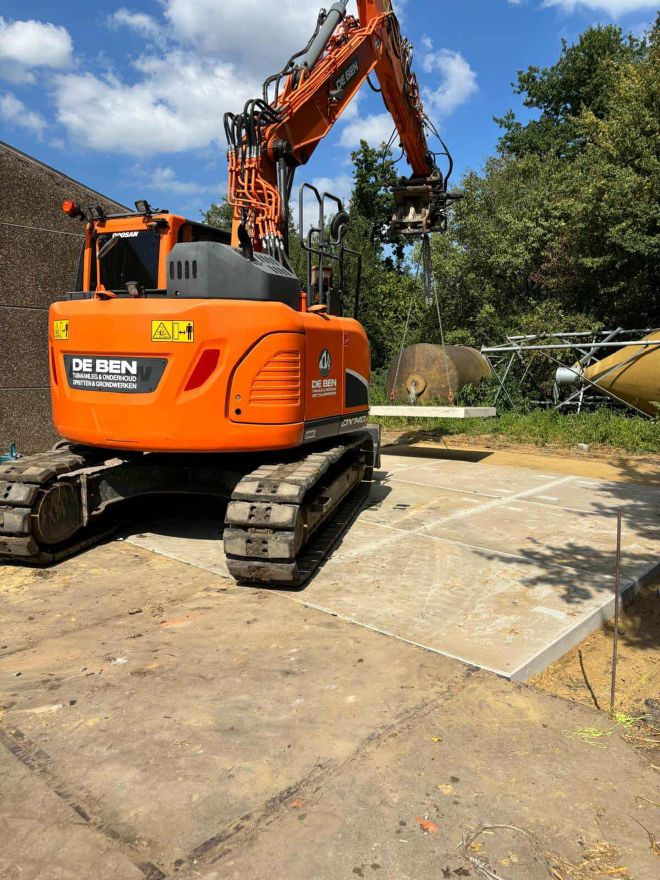 plaatsen van stelconplaten plaatsen van stelconplaten